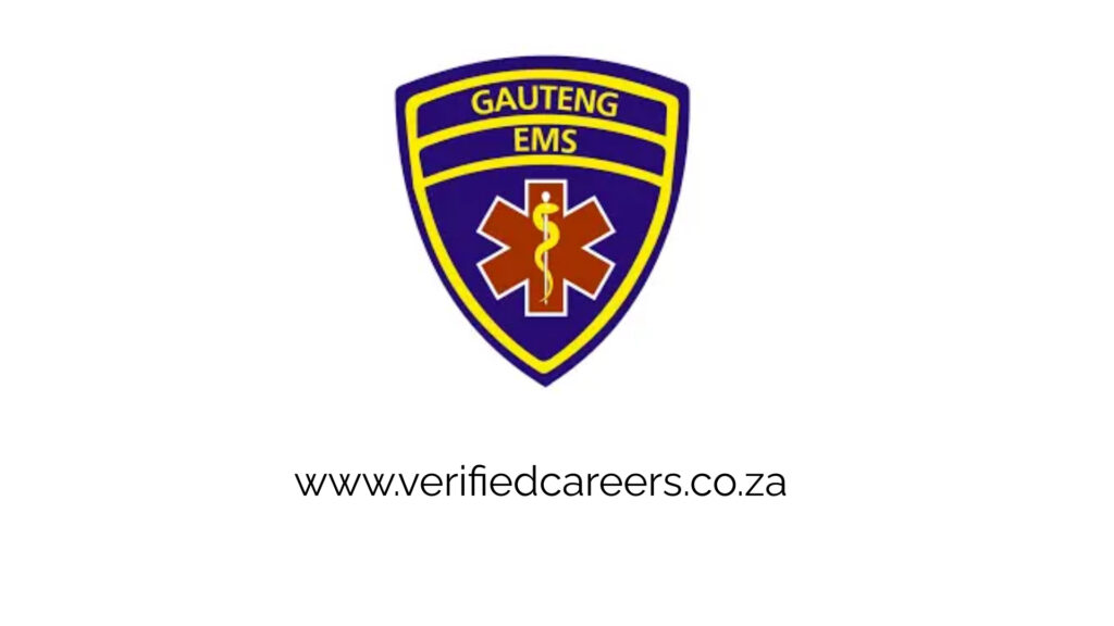 Gauteng Emergency Care Internship 2024 